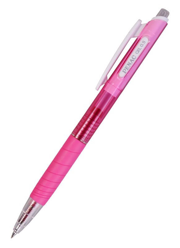 Ручка гелевая Penac, Inketti, автоматическая розовая 0,5 мм