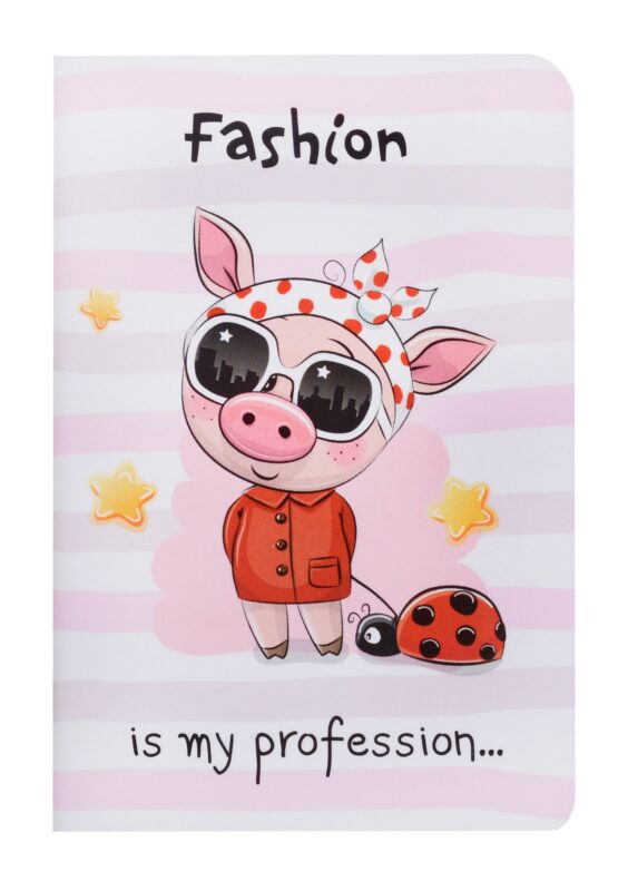 Записная книжка А6 32л "Веселые поросята" ассорти