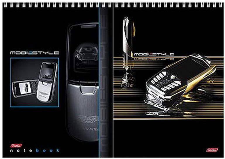 Блокнот А5 60л кл."Мобильный телефон" подложка - жестк.картон, цв.обл,офсет, Hatber