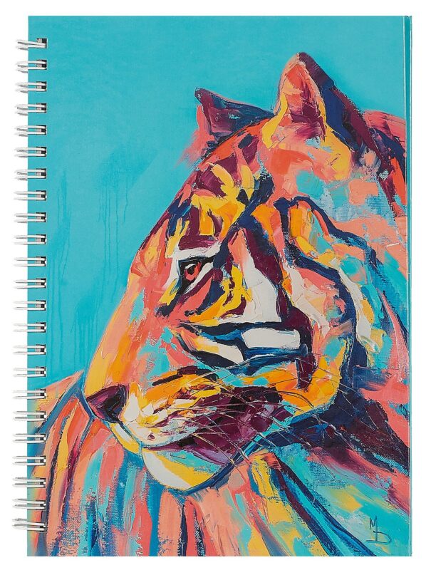 Тетрадь в линейку Listoff, "Тигр", А5, 100 листов