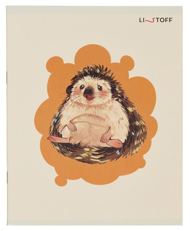 Тетрадь в клетку Listoff, "Зверята (Эксклюзив)", 48 листов, в ассортименте