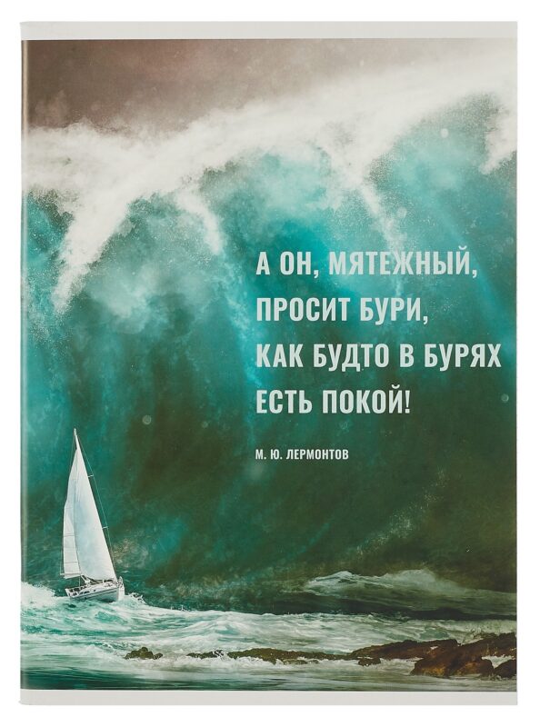 Тетрадь в клетку Listoff, "Парус", А4, 80 листов