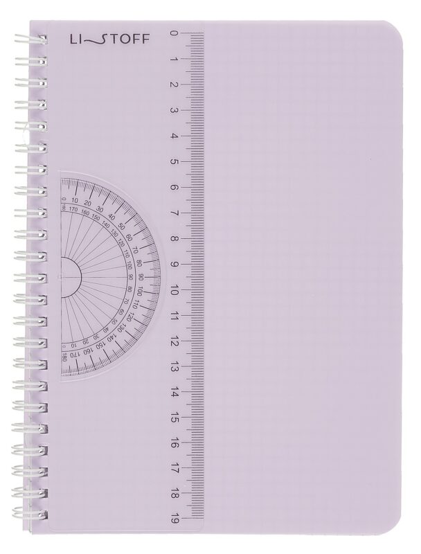 Тетрадь в клетку Listoff, "Лавандовая тетрадь", А5, 80 листов