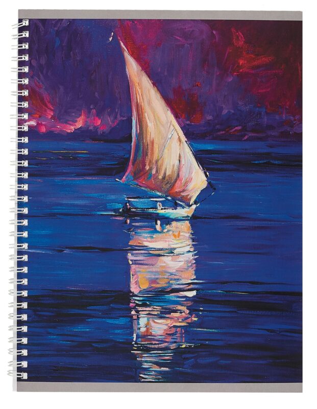 Тетрадь в линейку Listoff, "Парусник", А4, 60 листов