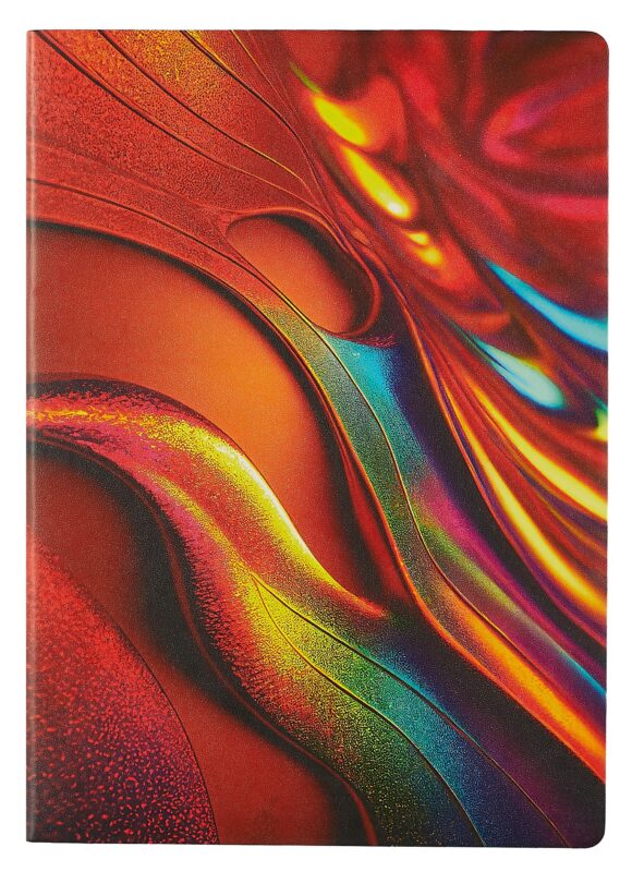 Книга для записей А4- 80л "Dream book. № 4" иск.кожа, комбинир.блок (точка, клетка), инд.уп.