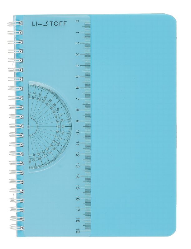 Тетрадь в клетку Listoff, "Голубая тетрадь", А5, 80 листов