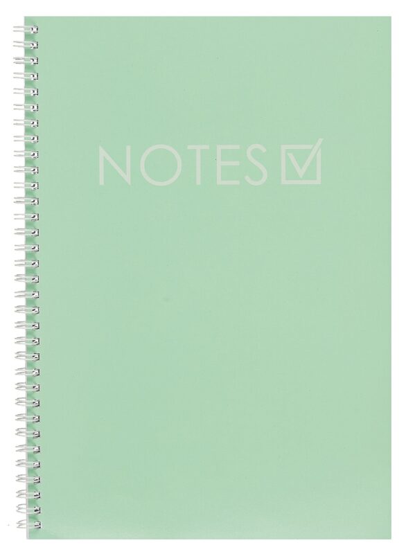 Тетрадь в клетку Listoff, "New day. Салатовый", А4, 80 листов