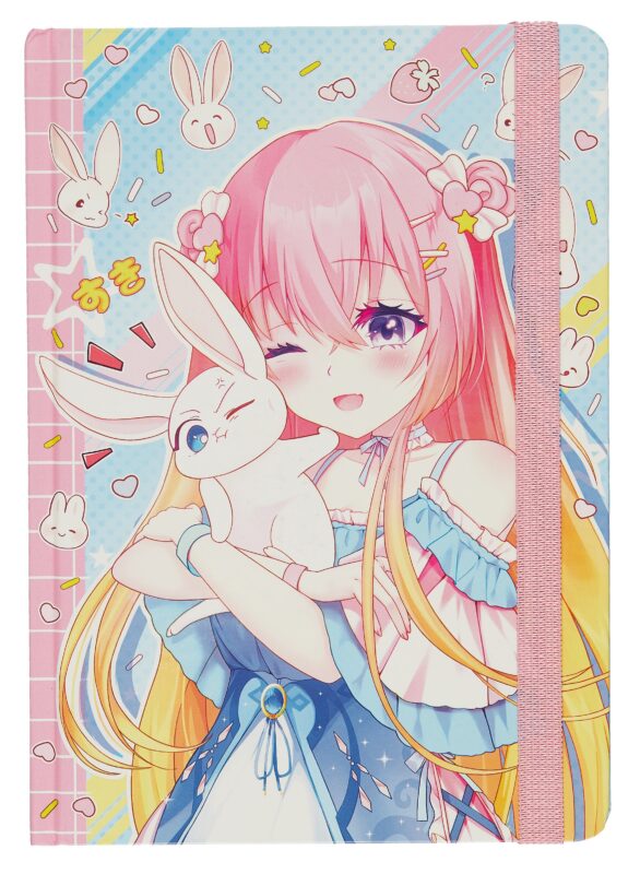 Книга для записей А5 72л тчк. "Черный" 7БЦ, софт.тач