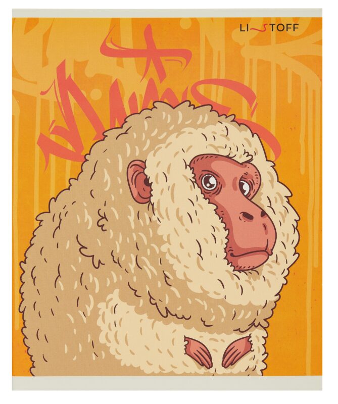 Тетрадь в клетку Listoff, "Дикая природа", 48 листов, в ассортименте