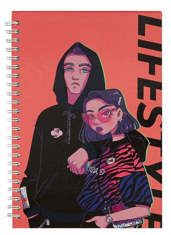 Тетрадь в линейку Listoff, "Стильная команда (Эксклюзив)", А5, 100 листов