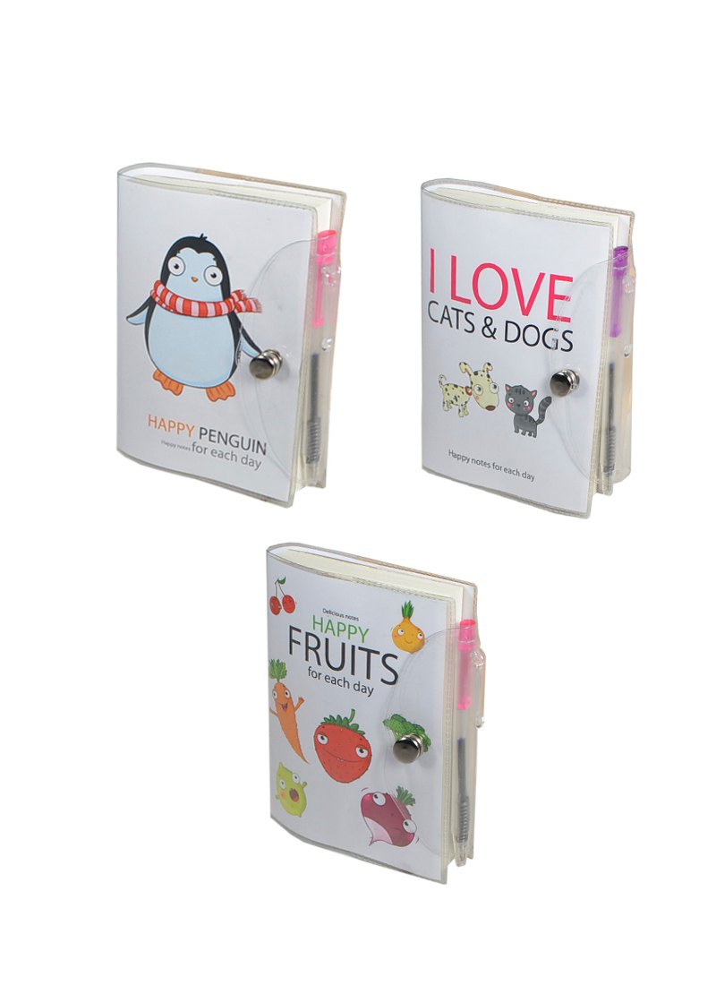 Блокнот с ручкой в ассортименте (ГелиоМаг)