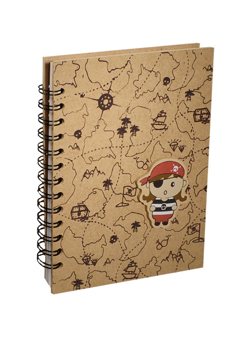 Блокнот Пират в ассортименте (14,8 x 20,5) (90стр) (Листопадова)