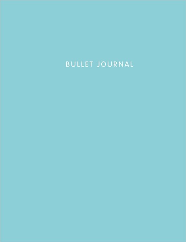 Книга для записей А5 144стр тчк. "Bullet Journal (бирюзовый)"