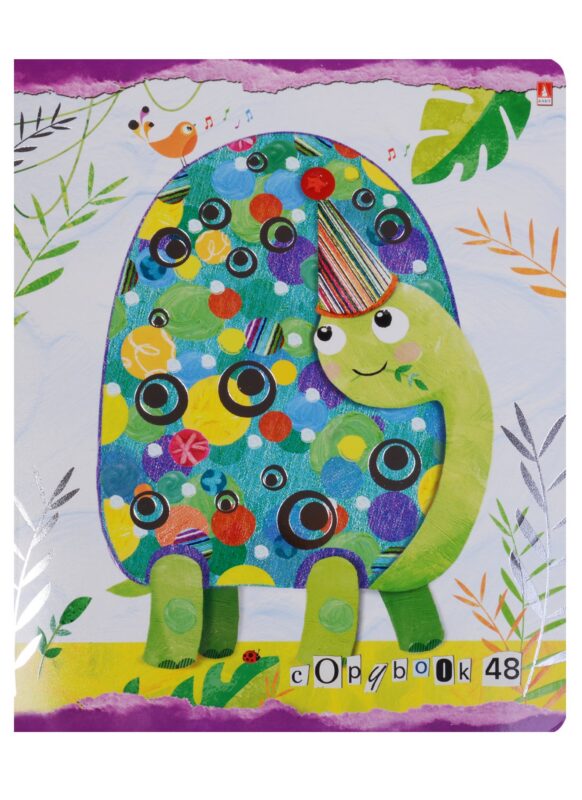 Тетрадь в клетку Альт, "Праздничная карусель", 48 листов, в ассортименте