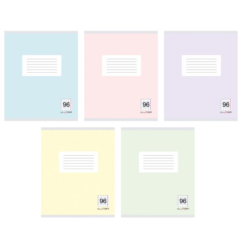 Тетрадь в клетку Listoff, "Классическая серия", 96 листов