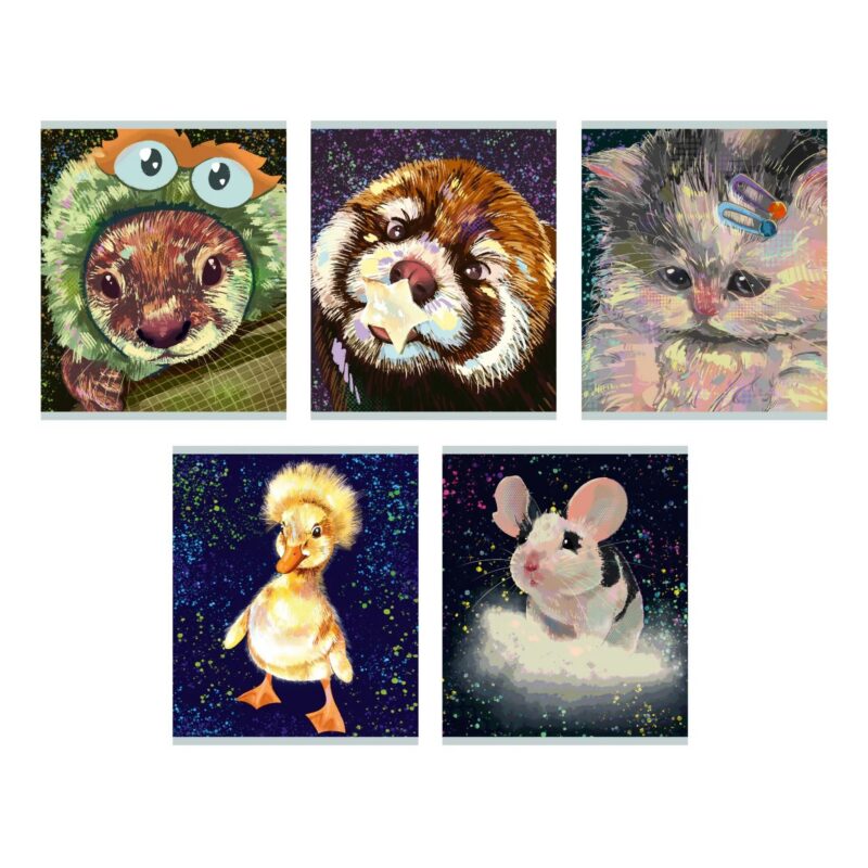 Тетрадь в клетку Listoff, "Самые милые (Эксклюзив)", 48 листов, в ассортименте