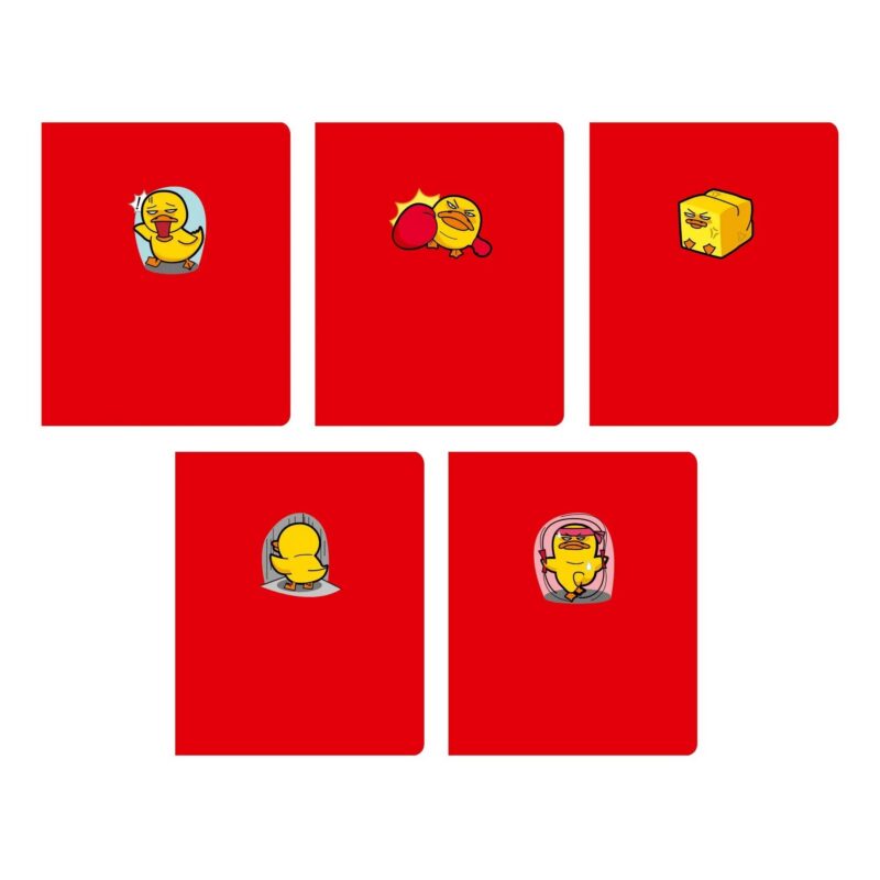 Тетрадь в клетку Listoff, "Total Red. Ducks", 48 листов, в ассортименте