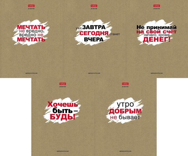 Тетрадь в линейку Hatber, "Истинные истины", 48 листов, в ассортименте