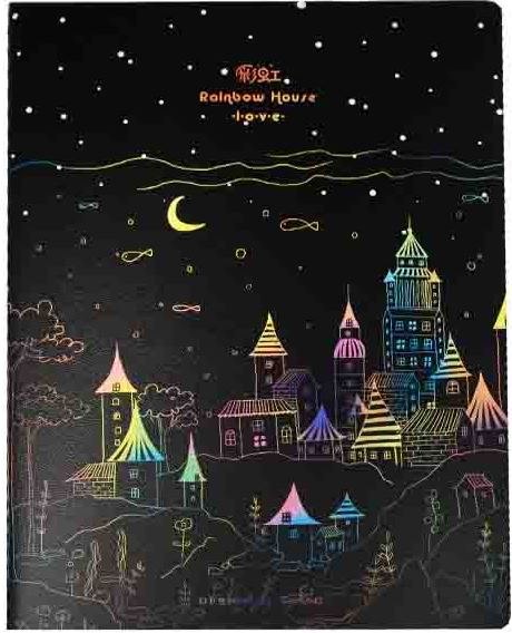 Тетрадь в клетку Asac, Rainbow house, B5, 46 листов