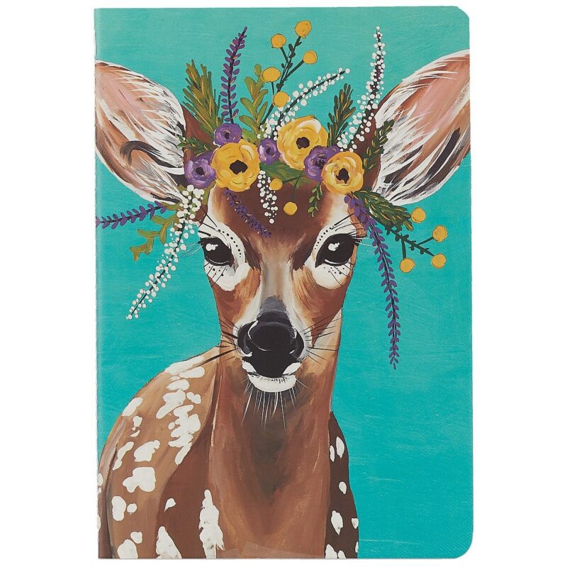 Тетрадь в клетку Floral wreath, А5, 24 листа, в ассортименте