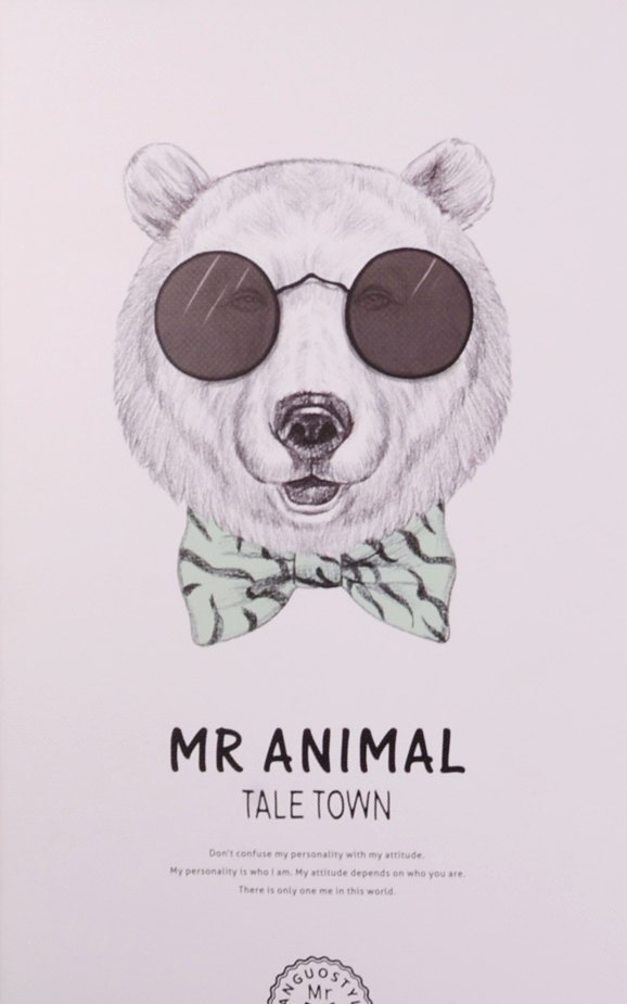 Тетрадь в клетку Languo, "Mr.Animal", 40 листов, в ассортименте