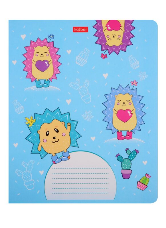 Тетрадь в линейку Hatber, "Очаровашки", 12 листов, в ассортименте