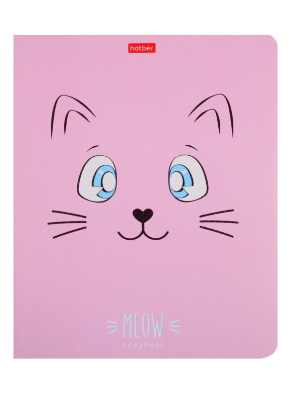 Тетрадь в клетку Hatber, "Ушки на макушке", 18 листов, в ассортименте