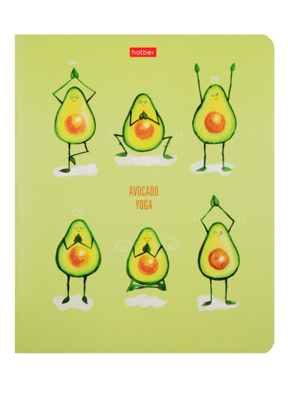 Тетрадь в клетку Hatber, "Йога-Фреш", 18 листов, в ассортименте