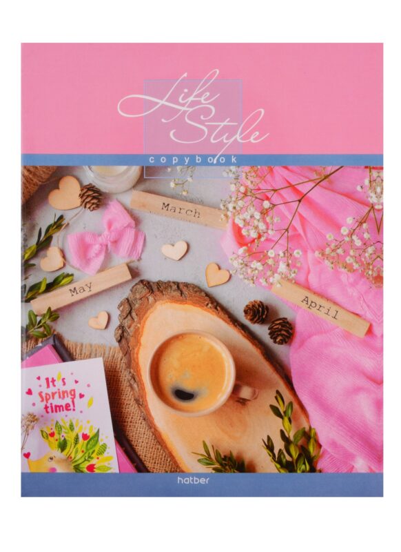 Тетрадь в клетку Hatber, "Стиль жизни", 80 листов