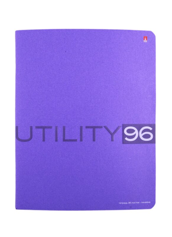 Тетрадь в линейку Альт, Utility, 96 листов, в ассортименте