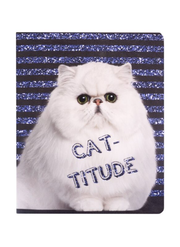 Тетрадь в клетку Academy Style, "Полосатые коты", 48 листов, в ассортименте