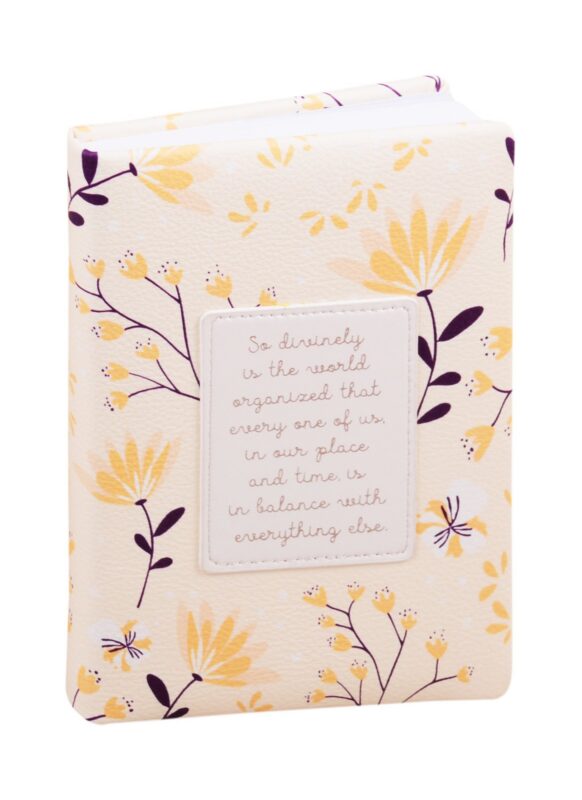 Ежедневник недат. А6+ 96л 120*170 Romantic оранжевый, иск.кожа, обл.поролон, нашивка с тиснением, ляссе