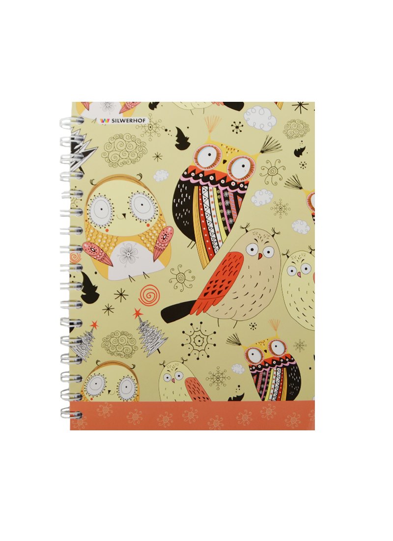 Тетрадь в клетку Silwerhof, "Глаза в глаза", 120 листов