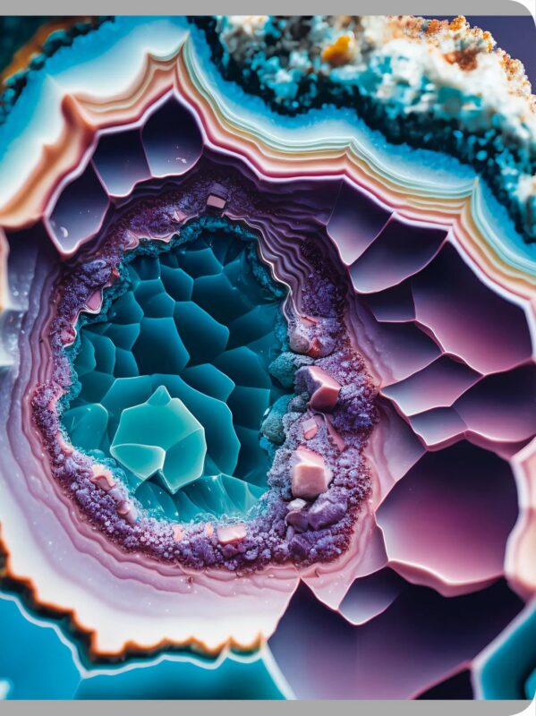 Тетрадь в клетку Listoff, "Самоцветы", А4, 80 листов