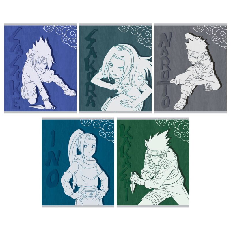 Тетрадь в клетку Naruto, 48 листов, в ассортименте