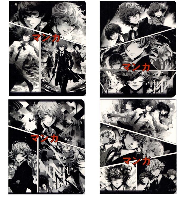 Тетрадь в клетку "Манга", 48 листов, в ассортименте