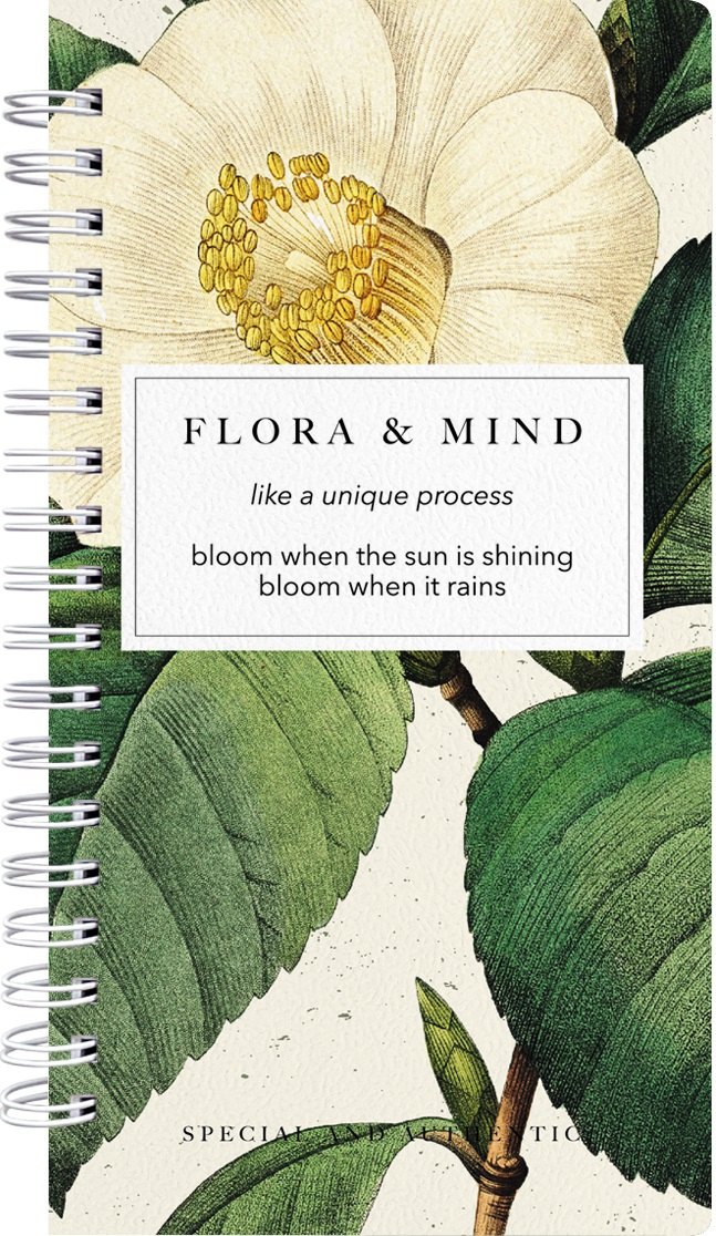 Блокнот 94*174 100л кл. "Botanica", сансевиерия, тв.переплет, спираль, микротекстурирование, ламинация, тиснение черной фольгой