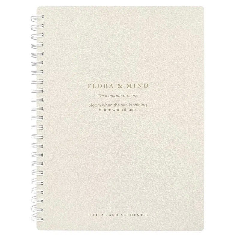 Тетрадь в клетку Be Smart, Flora, 80 листов, молочная