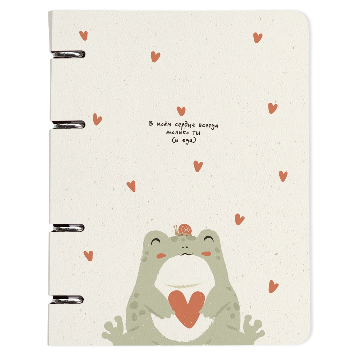 Тетрадь на кольцах в клетку Be Smart, "Forest. Лягушка", 120 листов