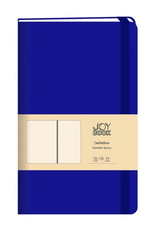 Ежедневник недат. А5 136л "JOY BOOK. Синее озеро" оливковый, тв.переплет, резинка, ляссе