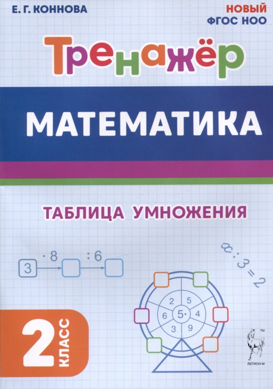 Математика. Тренажер. 2 класс. Таблица умножения