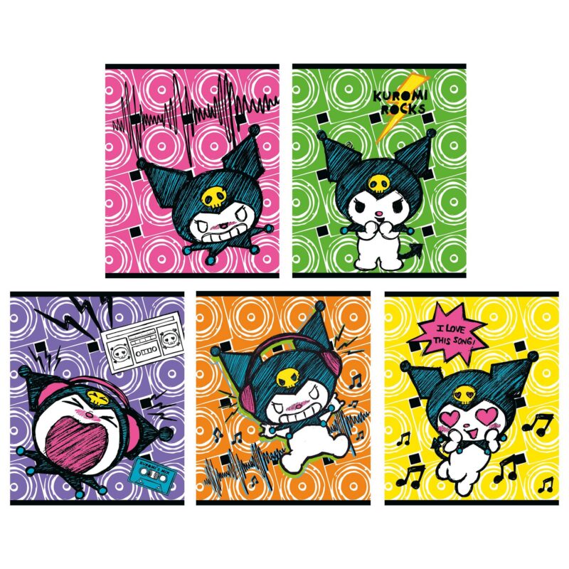 Тетрадь в клетку Centrum, Kuromi, 48 листов, в ассортименте