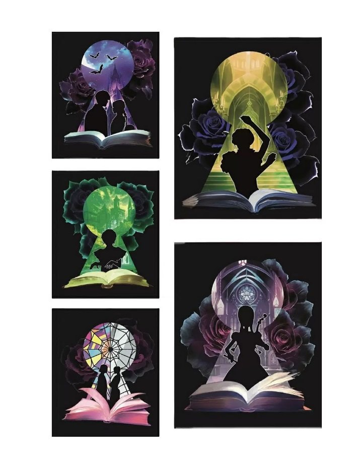 Тетрадь в клетку Centrum, "Вэнсдэй Замочная скважина", 48 листов, в ассортименте