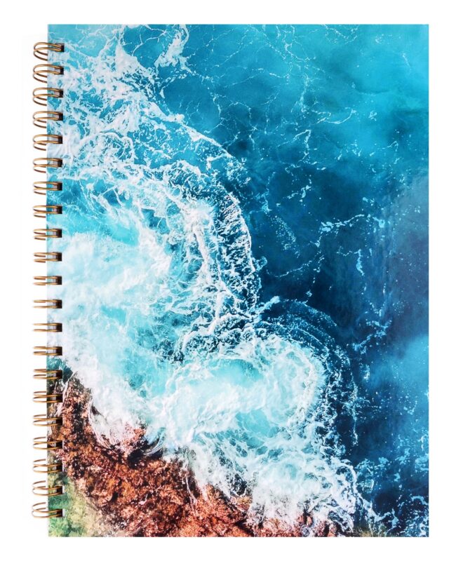 Тетрадь в линейку Listoff, "Морской прибой", А4, 120 листов