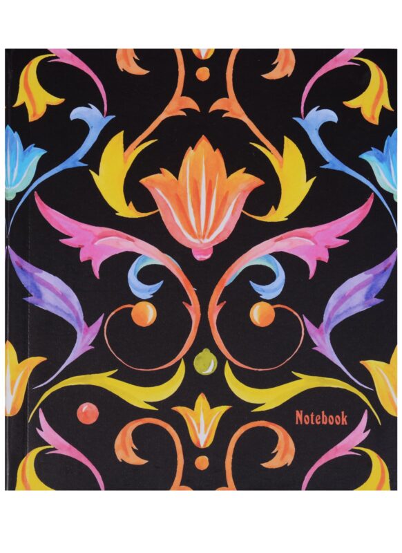 Записная книжка А6+ 96 листов "Акварельные узоры"