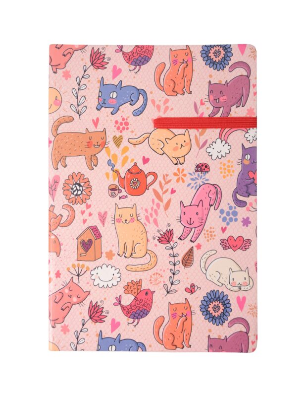 Ежедневник, АртЛез, А5 (215*145мм) 220стр. недатир. с резинкой, кожзаменитель полноцвет.