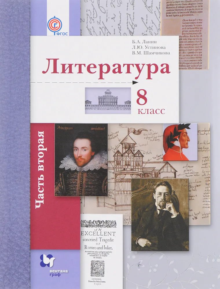 Литература. 8 кл. Учебник Ч.2.