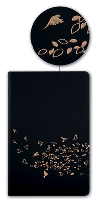 Ежедневник, Феникс+ А5, 192стр., недатирванный Соф -Тач чёрный, мягкий переплет