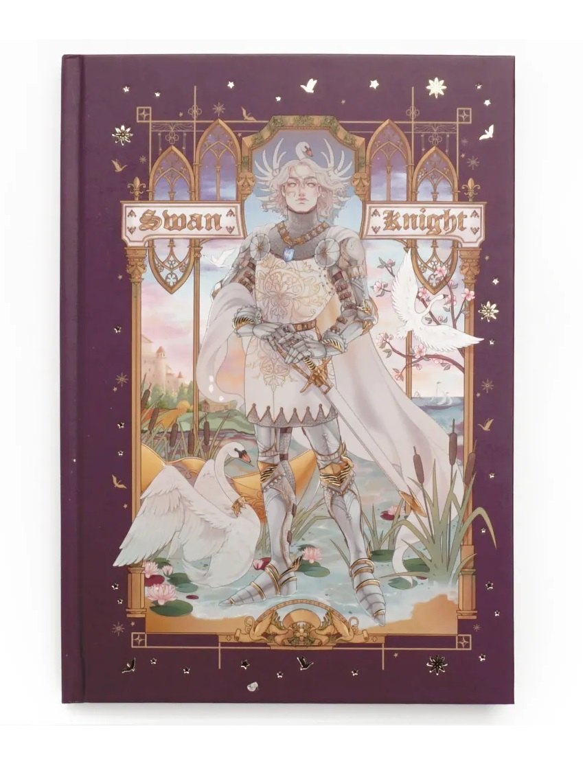 Книга для записей А5 100л кл. "Фэнтези (Эксклюзив)" 7БЦ, мат.лам, тиснение фольгой "Золото", офсет