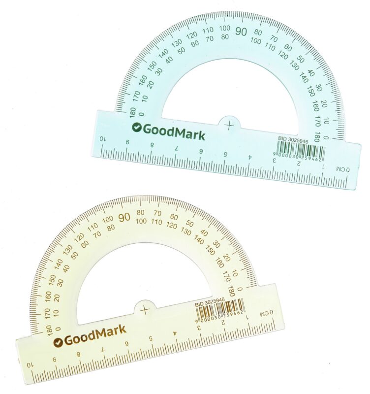 Транспортир 10см 180гр, СТАММ